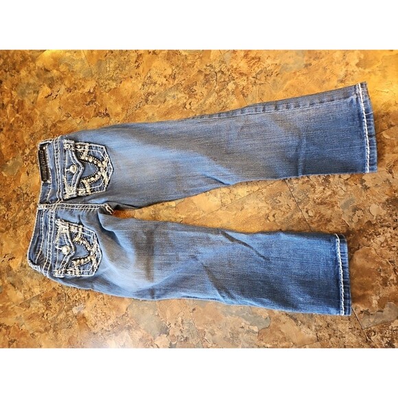Miss‎ Chic Size 3=29"W Jeans New Fashion Embellished 23" Inseam - Picture 7 of 10